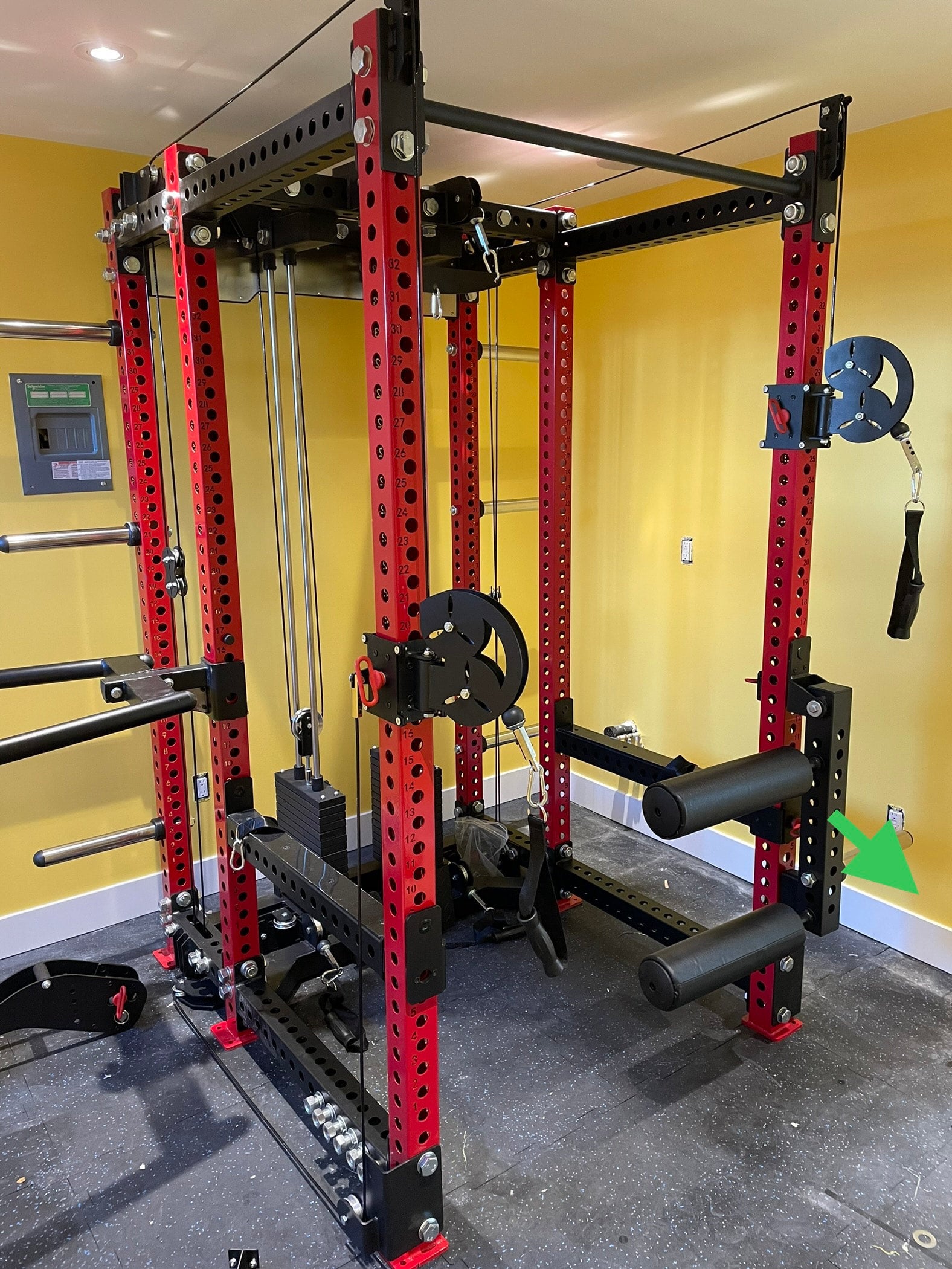 Athena Wall Mount Exercise Machine Pulley System Power Rack